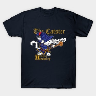 Fantasy Kittens Serie: the Catster - wizard cat, sorcerer, magic T-Shirt